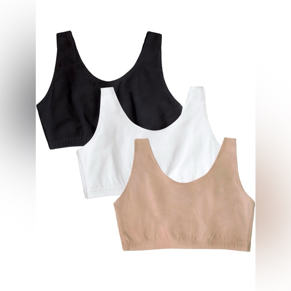 Fruit of The Loom Women's Multi-Pack Tank Top Style Sports Bra